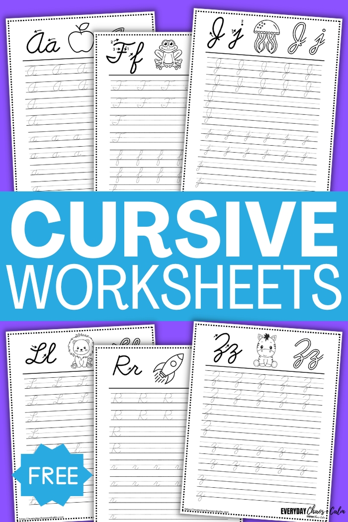 cursive worksheets