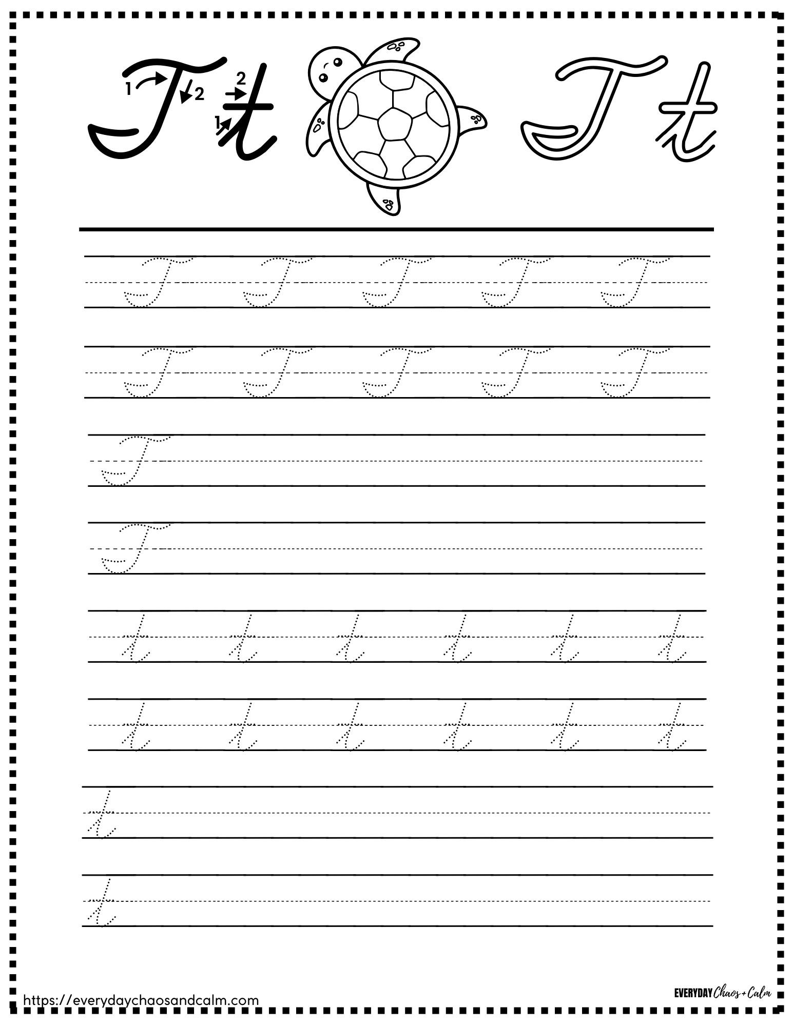 printable cursive letter worksheets, education printable, PDF