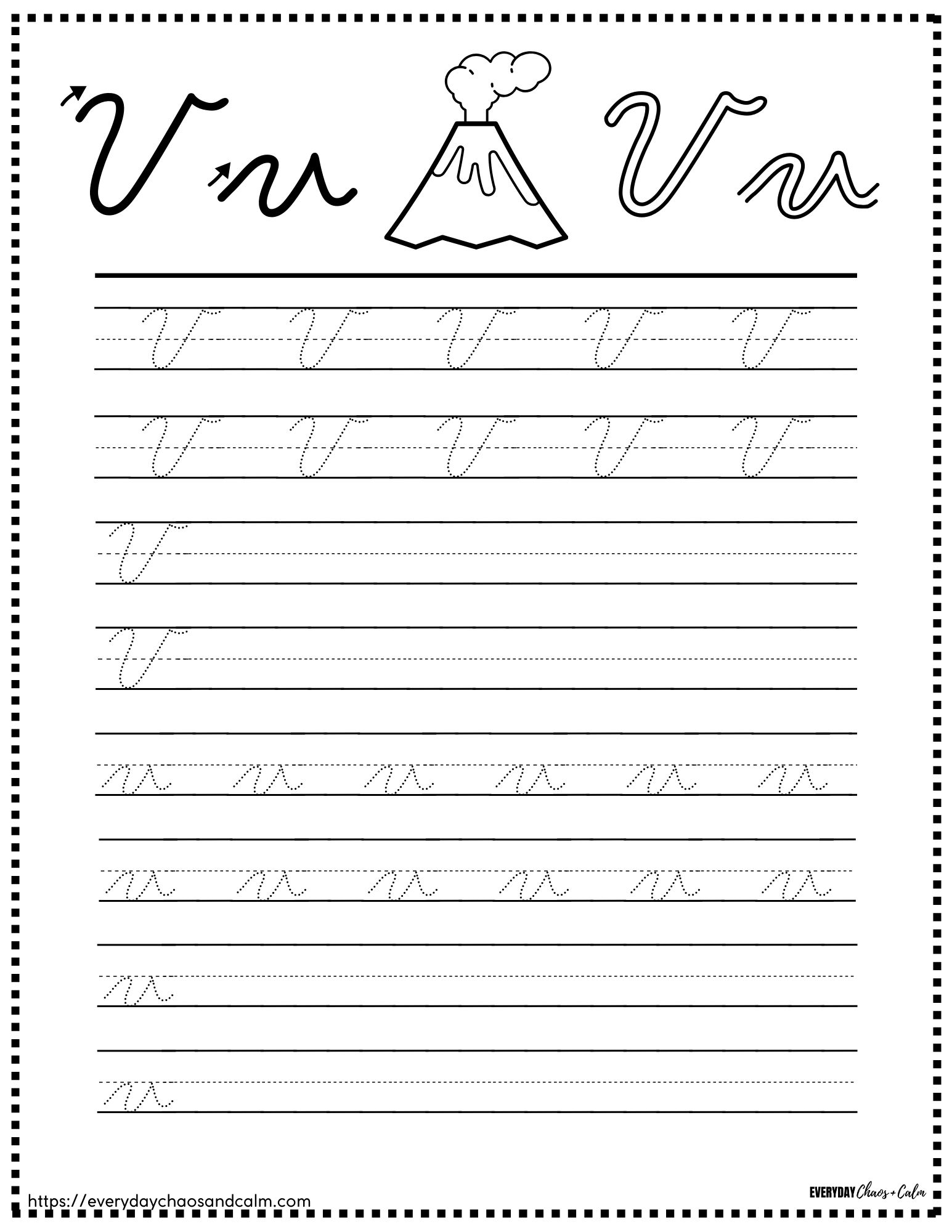 printable cursive letter worksheets, education printable, PDF