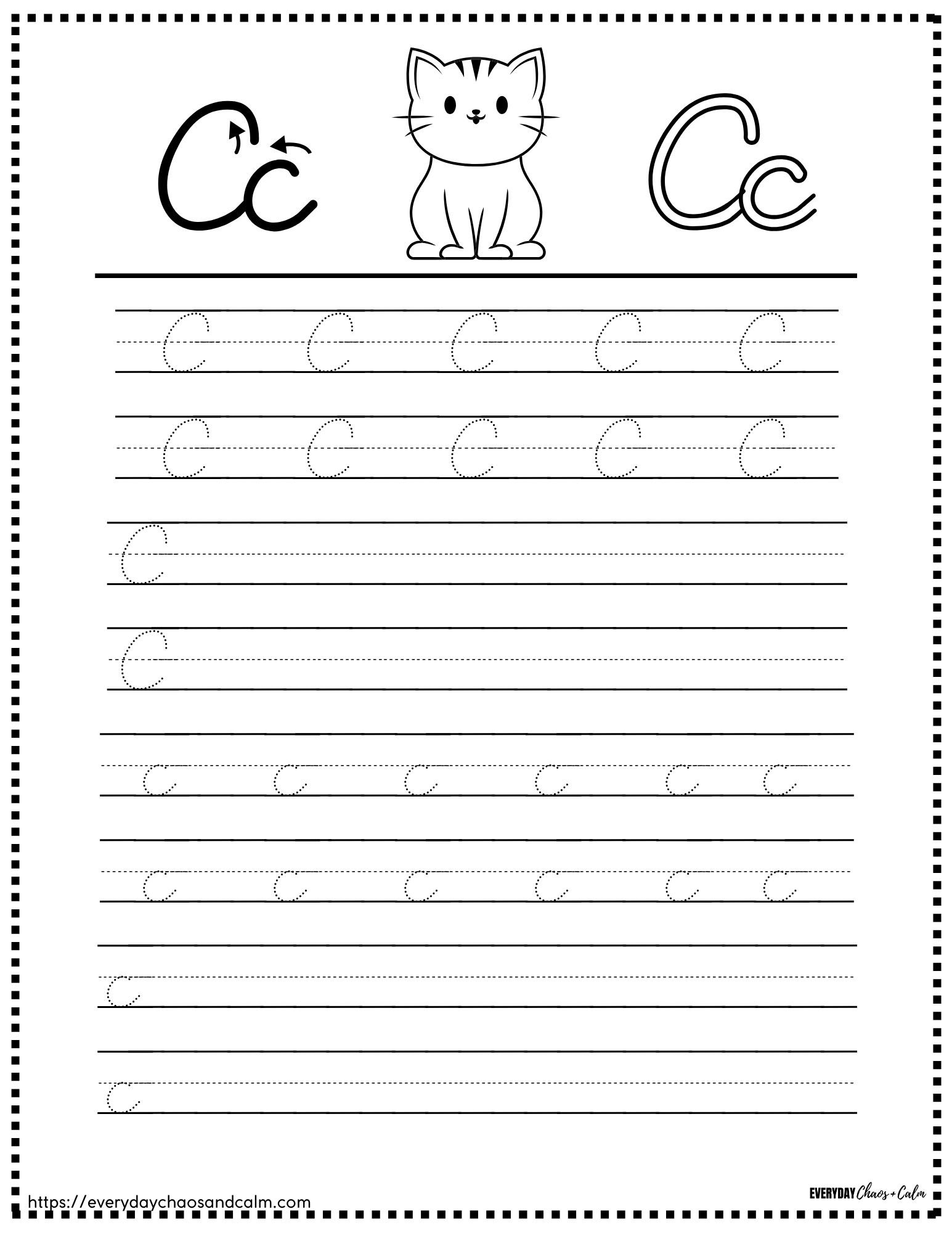 printable cursive letter worksheets, education printable, PDF