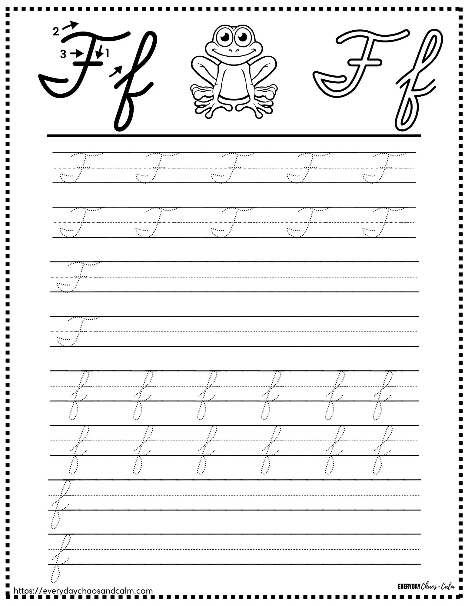 printable cursive letter worksheets, education printable, PDF