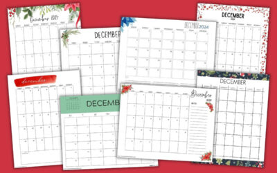 Free Printable December 2024 Calendars