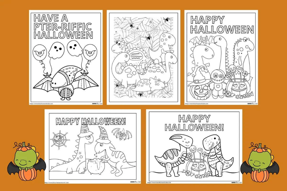 Halloween Coloring Pages for Kids - Happy Toddler Playtime