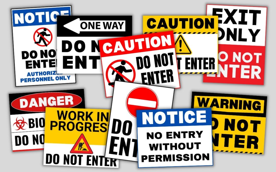 Free Printable Do Not Enter Signs