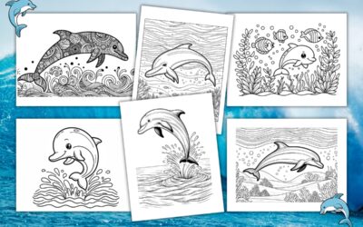 Free Dolphin Coloring Pages for Kids