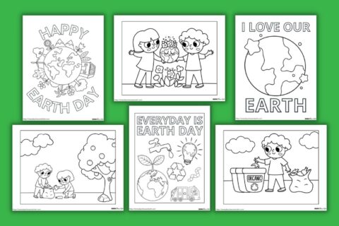 Free Earth Day Coloring Pages For Kids