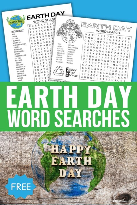 Free Printable Earth Day Word Search