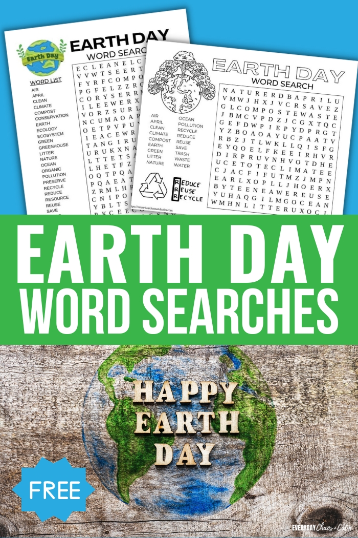 earth day word searches