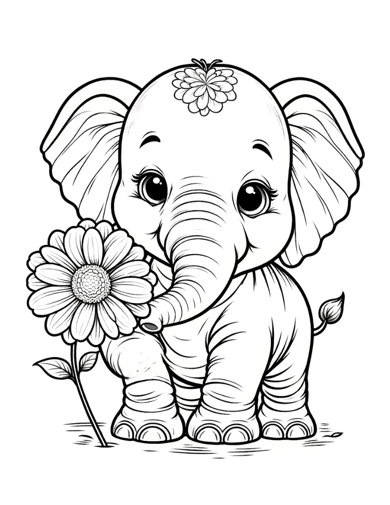 Elephant Coloring Pages Elephant Coloring Pages