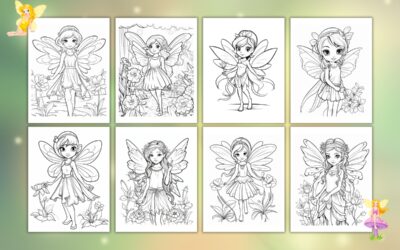 Free Printable Fairy Coloring Pages