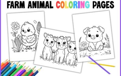 Free Printable Farm Animal Coloring Pages for Kids