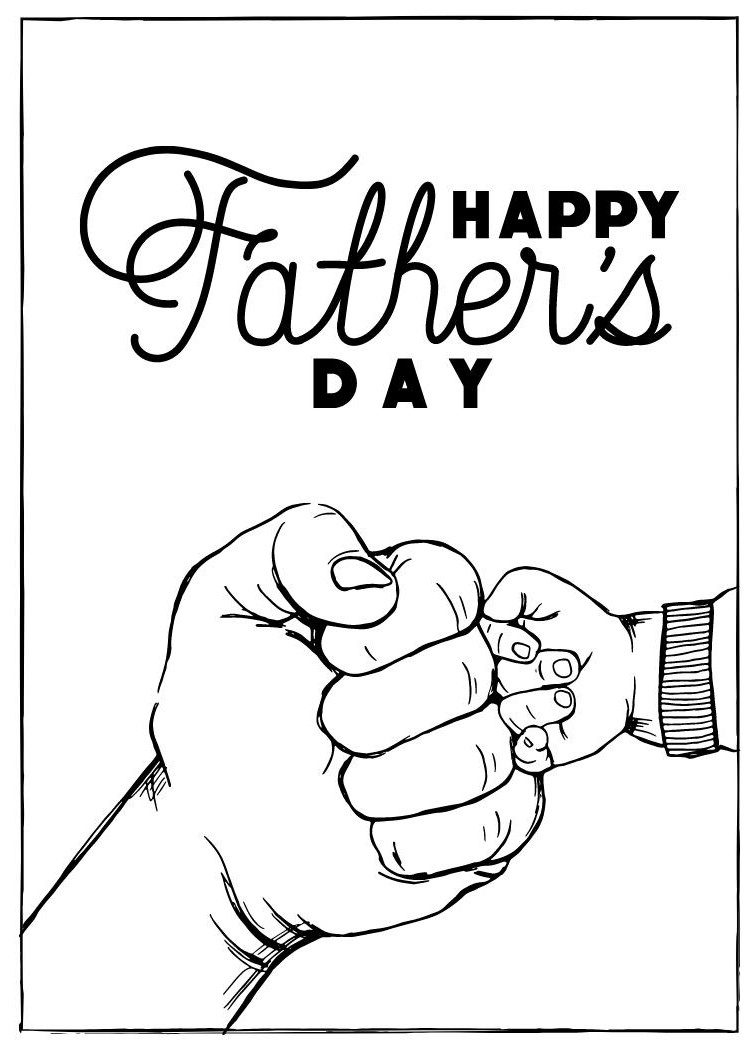 Free Printable Father s Day Cards To Color Free Printable Father s Day Cards To Color