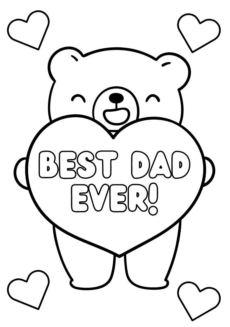 Free Printable Father s Day Cards To Color