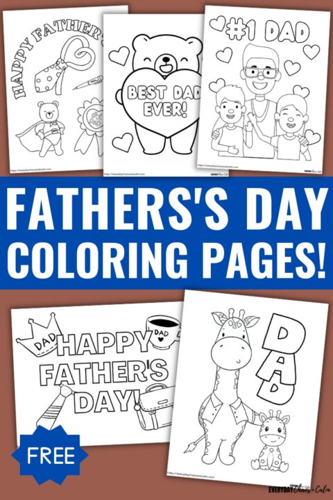 Free Father's Day Coloring Pages