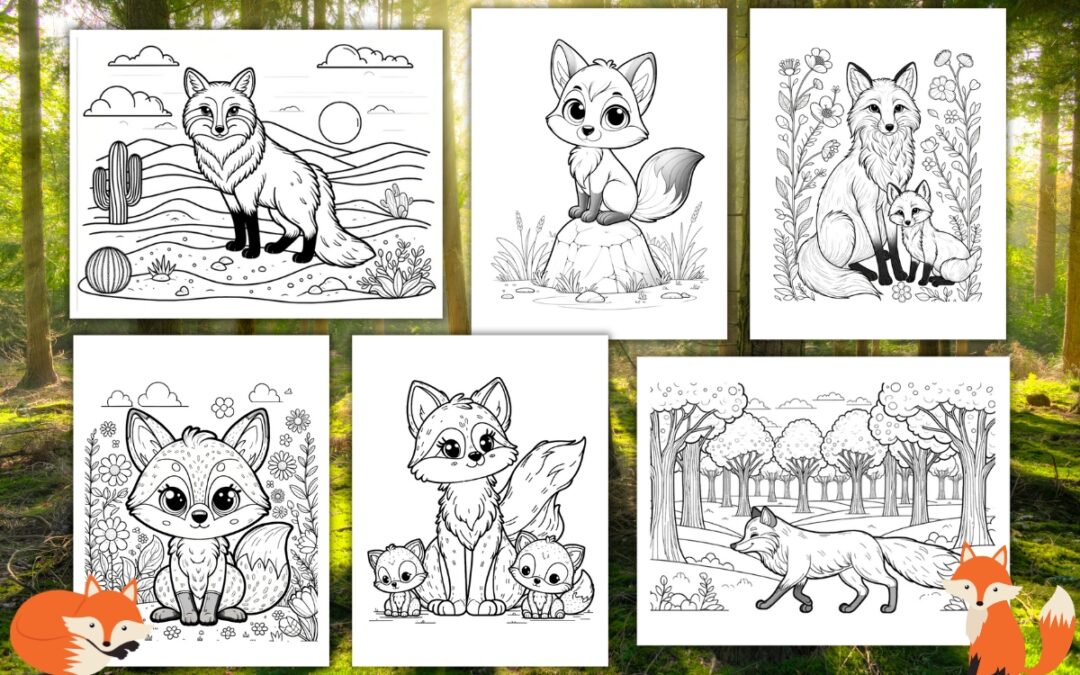 Free Fox Coloring Pages for Kids