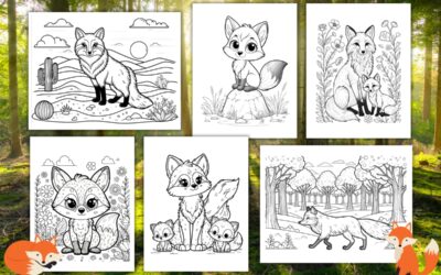 Free Fox Coloring Pages for Kids