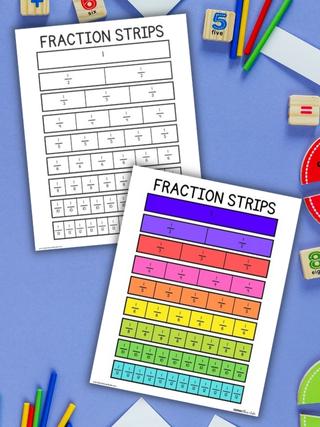 fraction strips