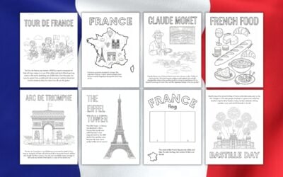 Educational France Coloring Pages