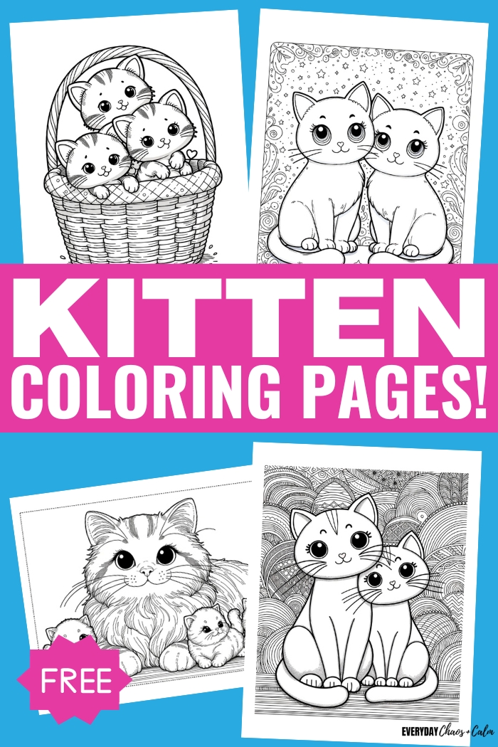 free cat coloring pages