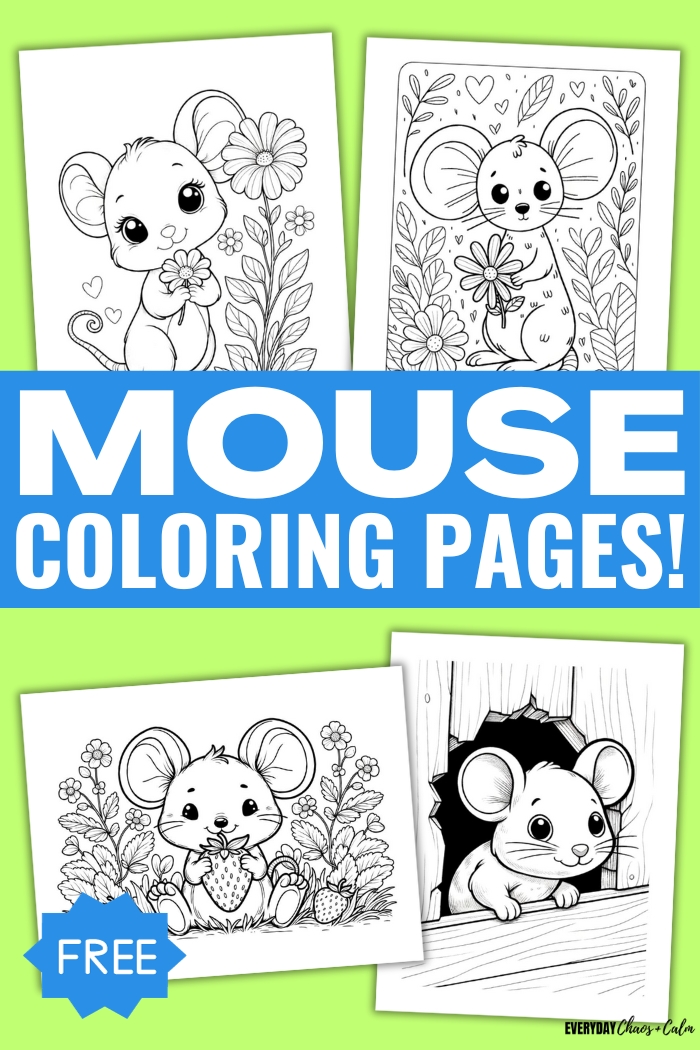 free mouse coloring pages