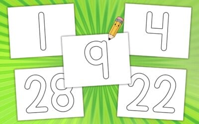 Printable Blank Number Templates 1-30