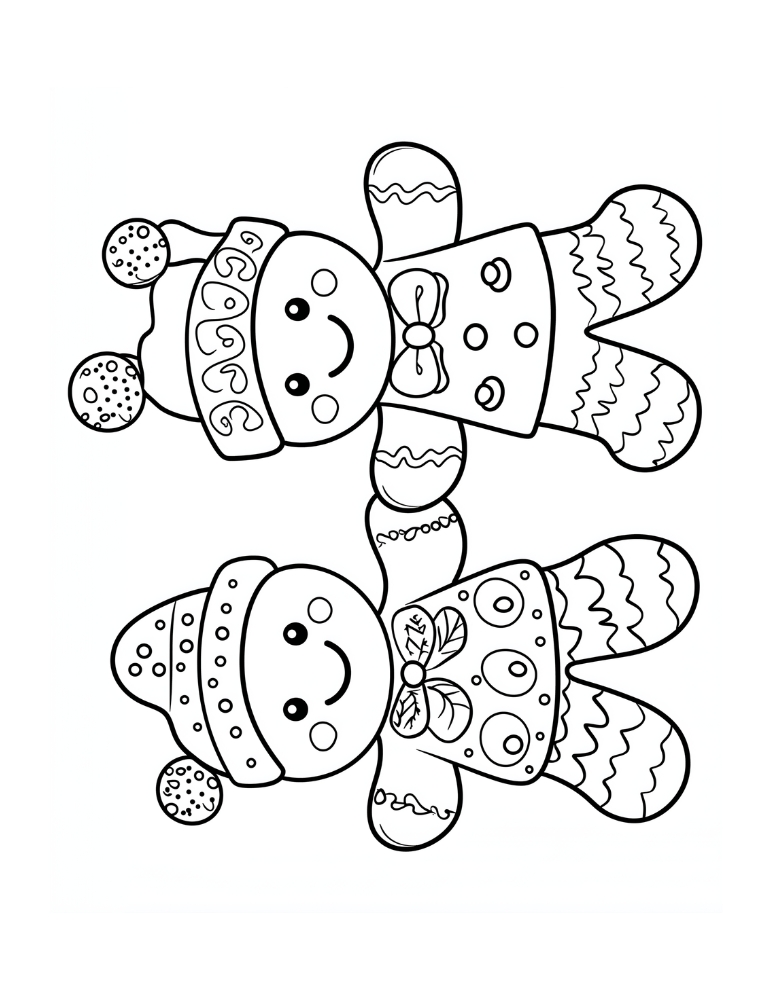 Free Printable Gingerbread Man Coloring Pages Free Printable Gingerbread Man Coloring Pages