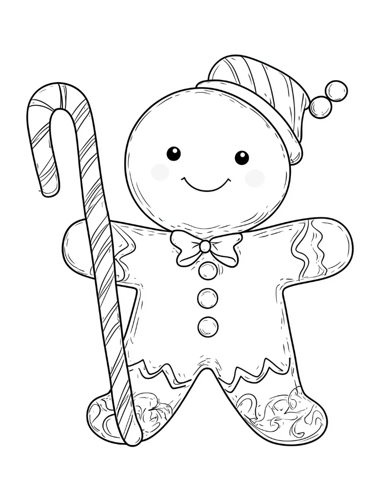 Free Printable Gingerbread Man Coloring Pages Free Printable Gingerbread Man Coloring Pages