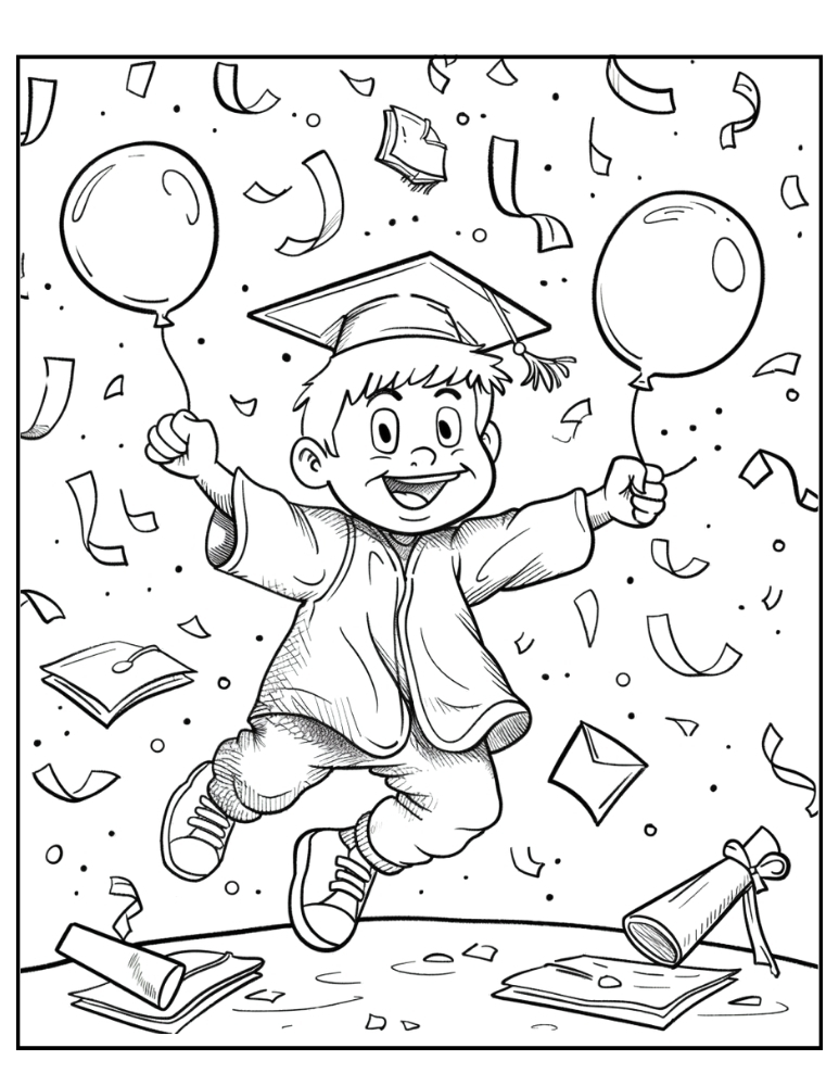 Coloring Pages Of Graduation Coloring Pages Of Graduation