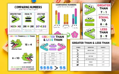 Printable Greater Than Less Than Anchor Chart