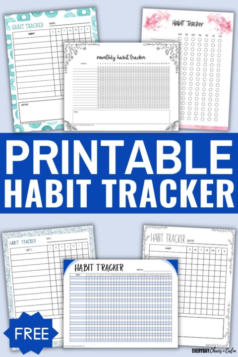 Free Printable Habit Trackers (PDF)