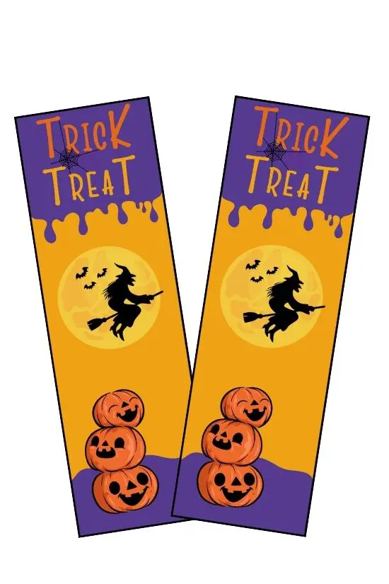 Halloween Bookmarks, Personalized Bookmarks