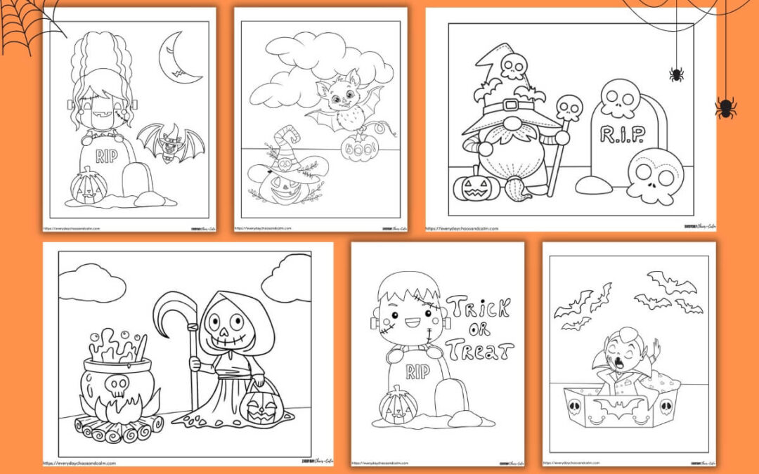 Free Halloween Coloring Pages for Kids