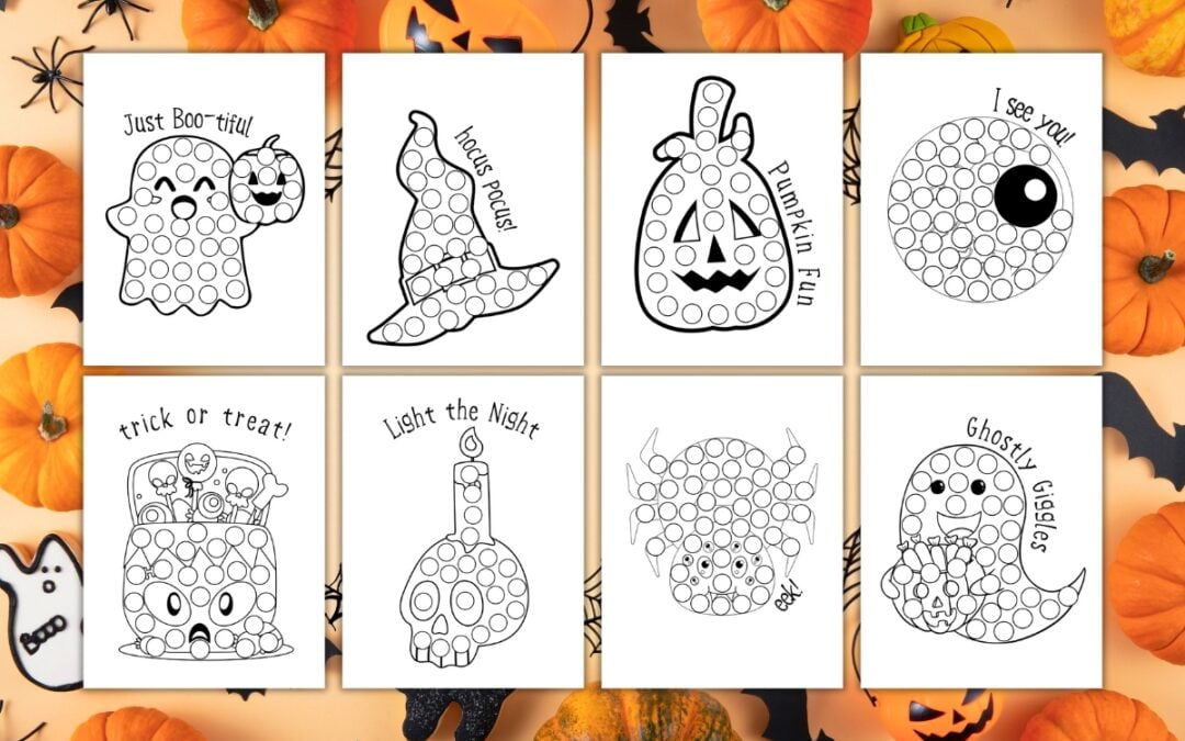 Free Halloween Dot Marker Printables