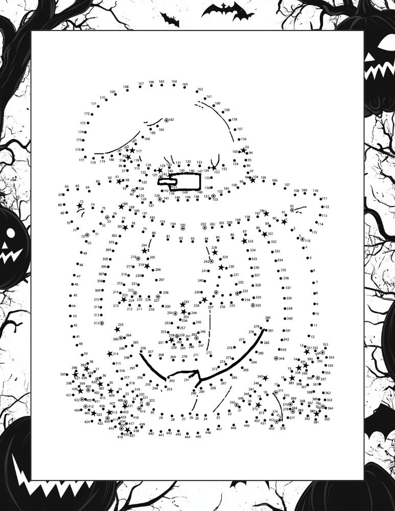 Free Printable Halloween Dot To Dot Puzzles