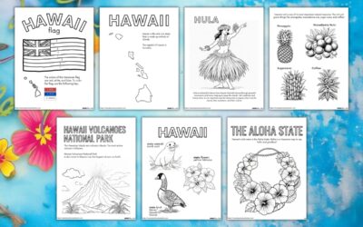 Free Educational Hawaii Coloring Pages for Kids