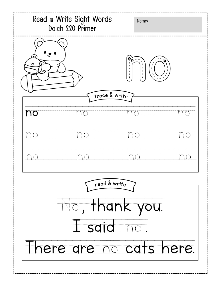 kindergarten sight word worksheets, reading, education printable, PDF, instant download, kids
