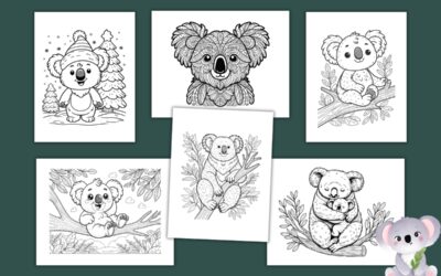 Free Koala Coloring Pages for Kids