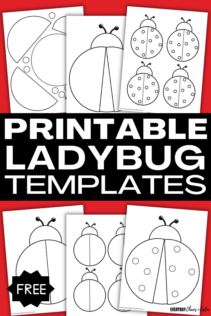 14 Free Printable Ladybug Templates For Crafts 14 Free Printable Ladybug Templates For Crafts