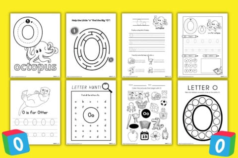 Free Printable Letter O Worksheets - Letter 0 Worksheets 1 480x320 