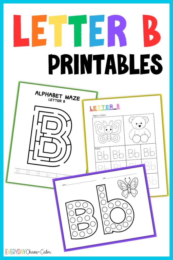 letter b printables
