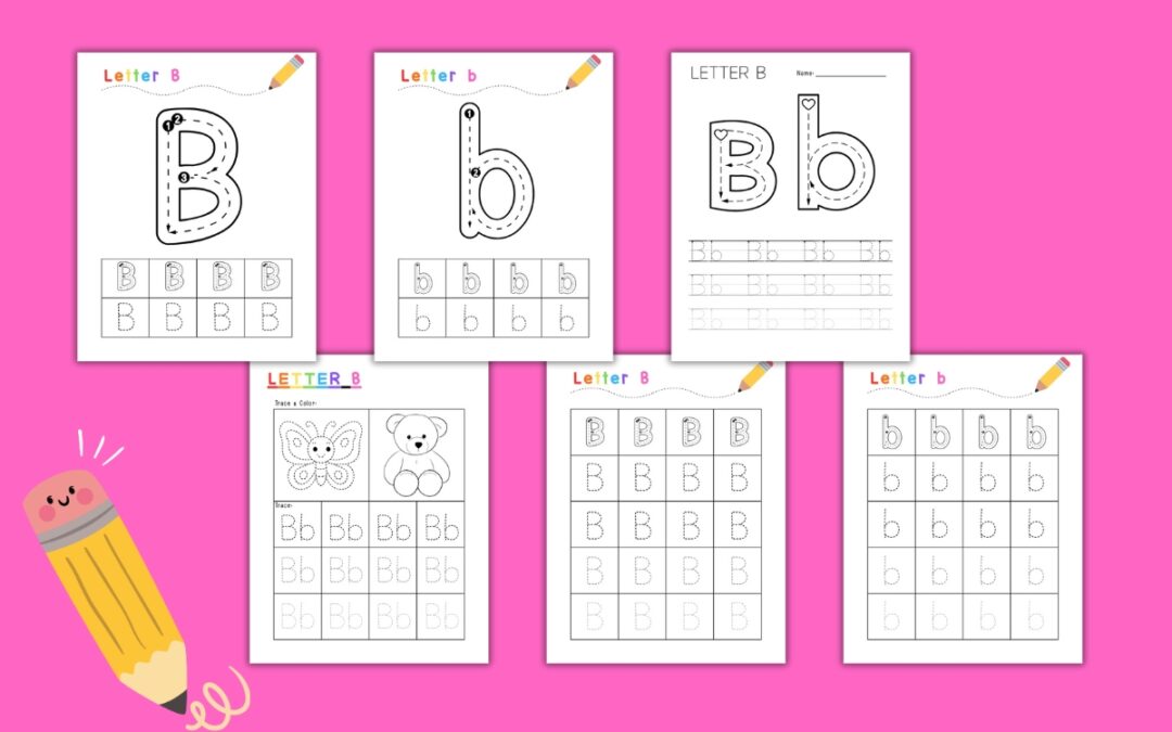 Free Printable Letter B Tracing Worksheets