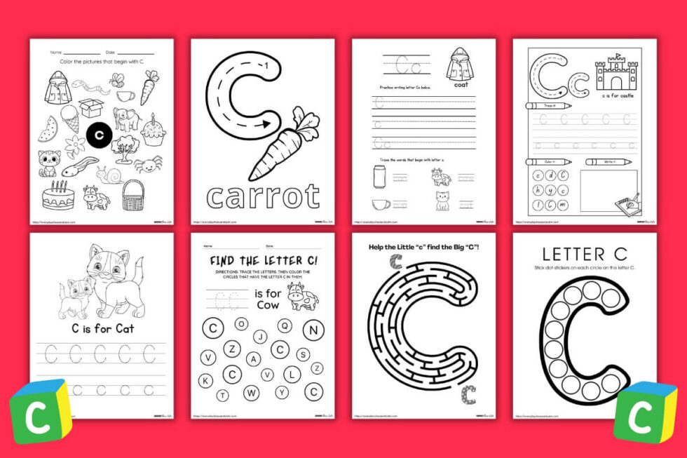 Free Printable Letter C Worksheets