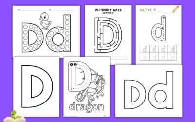 Letter D Printables