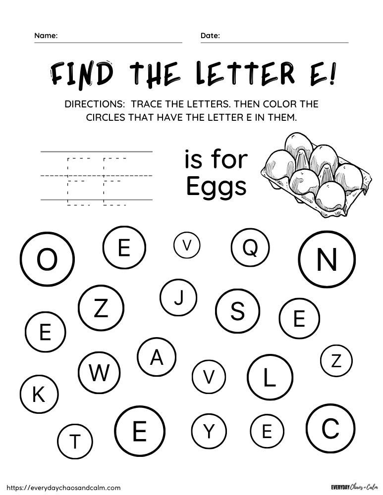 E Worksheets E Worksheets