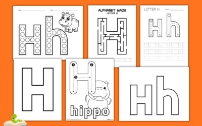 Letter H Printables