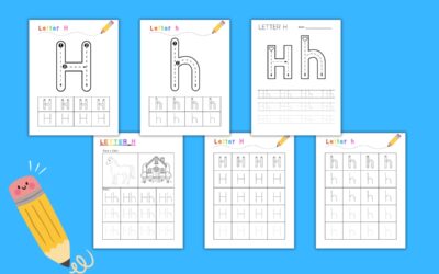 Free Printable Letter H Tracing Worksheets