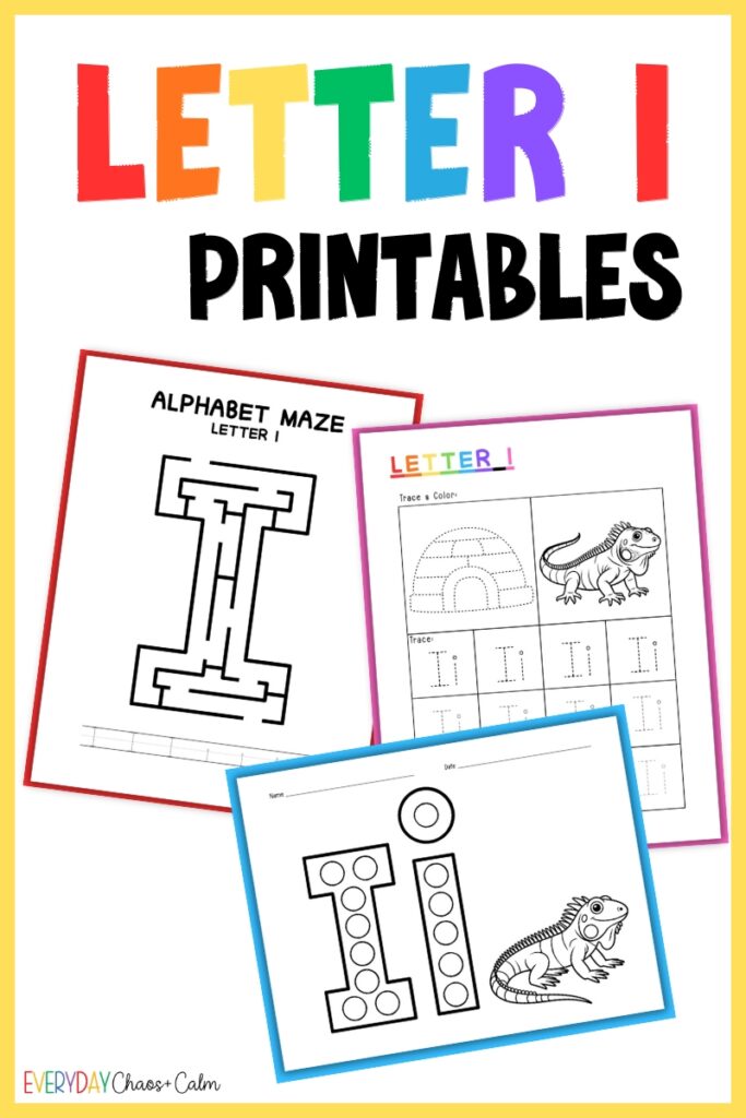 letter i printables