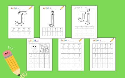 Free Printable Letter J Tracing Worksheets