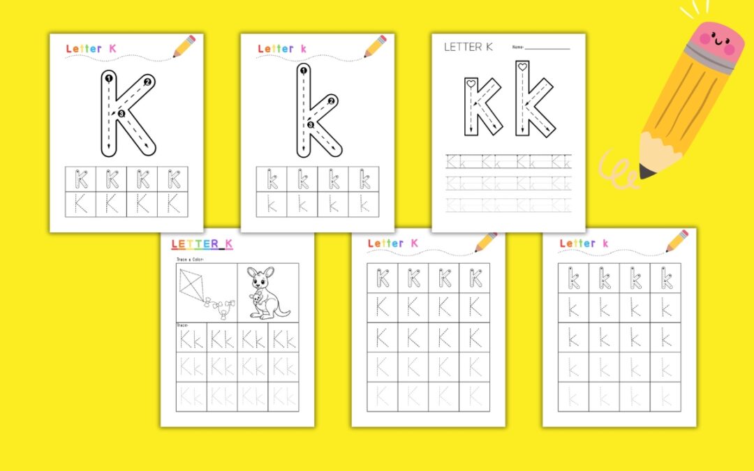 Free Printable Letter K Tracing Worksheets
