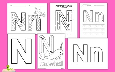 Letter N Printables